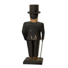#174 Wooden Carved Man by Johan August Gustafsson
