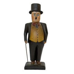 #174 Wooden Carved Man by Johan August Gustafsson