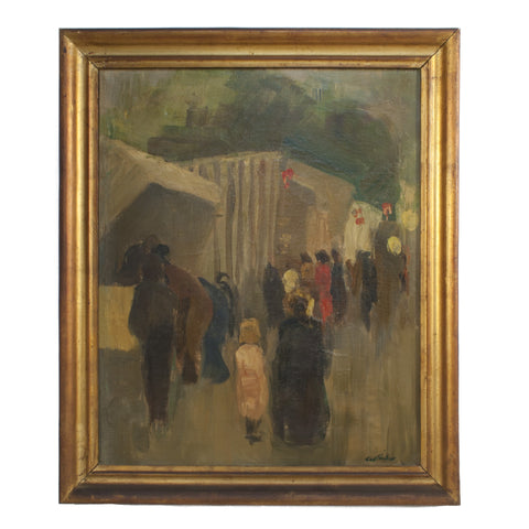 #1896 Street Scene by Carl Fisher