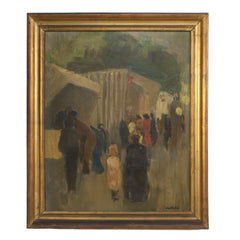 #1896 Street Scene by Carl Fisher