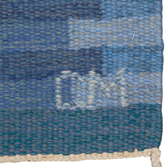 #236 Vintage Swedish Flat Weave rug by Carl Malmsten