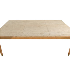 #258 Stone top Dining Table by Lucie Renaudot