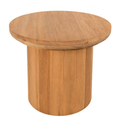 #3000 Sten - Round Outdoor/Indoor Side Table in Teak