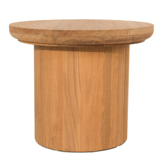 #3000 Sten - Round Outdoor/Indoor Side Table in Teak