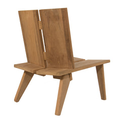 #3009 Sand - Outdoor Lounge/Indoor Chair in Teak