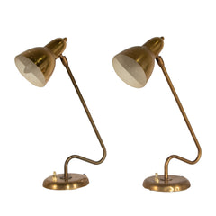 #331 Pair of Brass Table Lamp