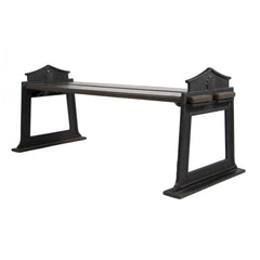 #36 Out Door Bench in Wood and Iron,