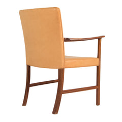 #44 Leather Armchair by Ole Wanscher