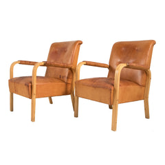 #459 Pair of Armchairs by Alvar Alto