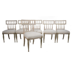 #45 Set of Six Gustavian Sidechairs