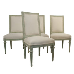 #478 Gustavian Style Dining Chairs