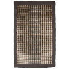 #616 Vintage Swedish Double Sided Flat Weave Rug
