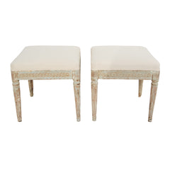 #794 pair of Gustavian Stools