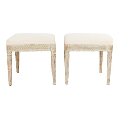 #794 pair of Gustavian Stools