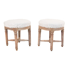 #903 Pair of Gustavian Stools
