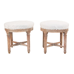 #903 Pair of Gustavian Stools