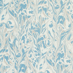 Palazzo | Azul - Hand Printed Wallpaper