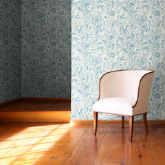 Palazzo | Azul - Hand Printed Wallpaper